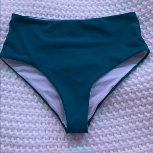 high waisted shein bikini bottoms